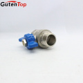 GutenTop High Quality and Hot Sale PN25 Brass Nickle Plated Buttefly Ball Valve